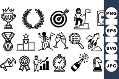 Business Success Icons Bundle for Presentation and Marketing Product Image 1
