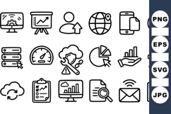 Business Analytics Icon Set For Reports And Monitoring Product Image 1