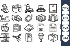 Shipping And Logistics Icon Pack For Businesses Product Image 1