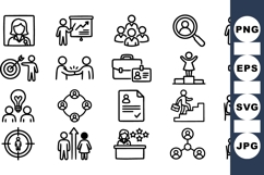 Professional Business Icon Set for Corporate Use Product Image 1