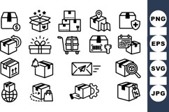 Minimal Shipping And Delivery Icon Pack For Ecommerce Product Image 1