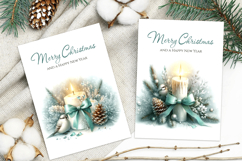 Merry Christmas Card. Printable cards Product Image 2