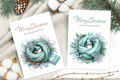 Merry Christmas Card. Printable cards Product Image 2