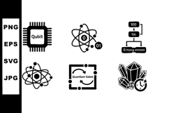Quantum computing technology qubit atom quantum gates Product Image 1