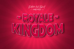 Royale Kingdom 3d Style Text Effect Product Image 1