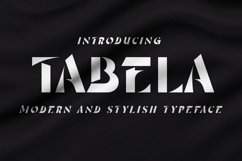 Tabela Font Product Image 1