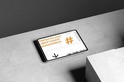 Minimal Tablet Screen Mockup Template Product Image 2