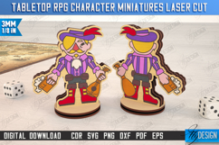 Tabletop RPG Character Miniatures |Role Playing| Cosplay DnD Product Image 1