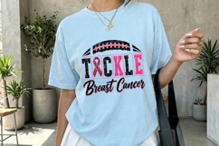 Tackle Breast Cancer Football Awareness PNG Product Image 4