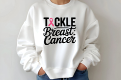 Tackle Breast Cancer SVG | Breast Cancer Awareness SVG Product Image 2