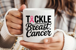 Tackle Breast Cancer SVG | Breast Cancer Awareness SVG Product Image 3
