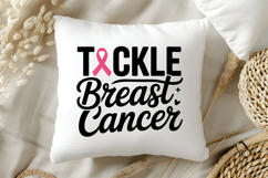 Tackle Breast Cancer SVG | Breast Cancer Awareness SVG Product Image 5