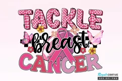 Tackle Breast Cancer Sublimation PNG Product Image 1