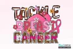 Tackle Breast Cancer Sublimation PNG Product Image 1
