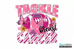 Tackle Breast Cancer Sublimation PNG Product Image 1