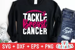 Breast Cancer Awareness SVG | Tackle Breast Cancer Product Image 1