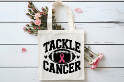 Tackle Cancer SVG | Breast Cancer Awareness SVG Product Image 4