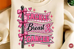 Tackle Cancer Shirt, Breast Cancer Png Product Image 1
