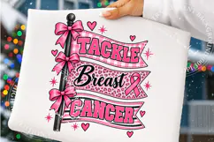 Tackle Cancer Shirt, Breast Cancer Png Product Image 4