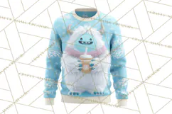 Ugly Christmas Sweater PNG Clipart, Funny Holiday Art Product Image 2