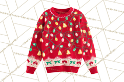 Ugly Christmas Sweater PNG Clipart, Funny Holiday Art Product Image 3