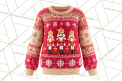 Ugly Christmas Sweater PNG Clipart, Funny Holiday Art Product Image 5