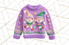 Ugly Christmas Sweater PNG Clipart, Funny Holiday Art Product Image 5
