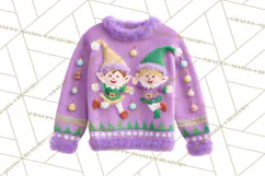 Ugly Christmas Sweater PNG Clipart, Funny Holiday Art Product Image 5