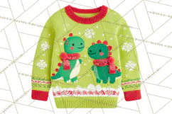 Ugly Christmas Sweater PNG Clipart, Funny Holiday Art Product Image 4