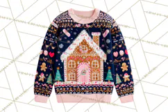 Ugly Christmas Sweater PNG Clipart, Funny Holiday Art Product Image 5