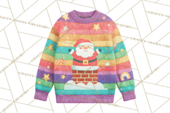 Ugly Christmas Sweater PNG Clipart, Funny Holiday Art Product Image 4