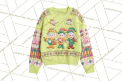 Ugly Christmas Sweater PNG Clipart, Funny Holiday Art Product Image 2