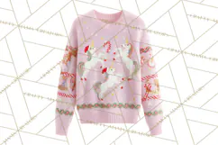 Ugly Christmas Sweater PNG Clipart, Funny Holiday Art Product Image 4