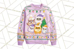 Ugly Christmas Sweater PNG Clipart, Funny Holiday Art Product Image 5