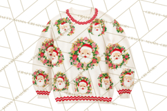 Ugly Christmas Sweater PNG Clipart, Funny Holiday Art Product Image 3