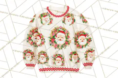 Ugly Christmas Sweater PNG Clipart, Funny Holiday Art Product Image 3