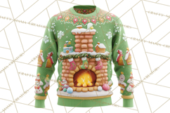 Ugly Christmas Sweater PNG Clipart, Funny Holiday Art Product Image 3