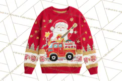 Ugly Christmas Sweater PNG Clipart, Funny Holiday Art Product Image 4