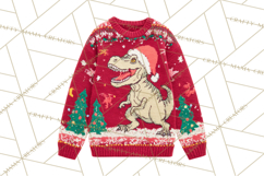 Ugly Christmas Sweater PNG Clipart, Funny Holiday Art Product Image 3