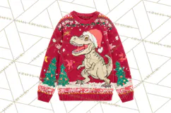 Ugly Christmas Sweater PNG Clipart, Funny Holiday Art Product Image 3