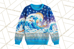 Ugly Christmas Sweater PNG Clipart, Funny Holiday Art Product Image 2