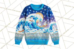 Ugly Christmas Sweater PNG Clipart, Funny Holiday Art Product Image 2