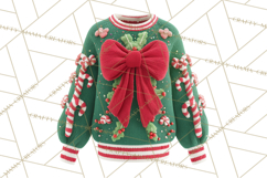 Ugly Christmas Sweater PNG Clipart, Funny Holiday Art Product Image 2
