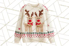 Ugly Christmas Sweater PNG Clipart, Funny Holiday Art Product Image 3