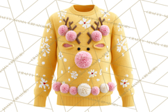Ugly Christmas Sweater PNG Clipart, Funny Holiday Art Product Image 4