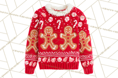 Ugly Christmas Sweater PNG Clipart, Funny Holiday Art Product Image 5