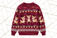 Ugly Christmas Sweater PNG Clipart, Funny Holiday Art Product Image 3