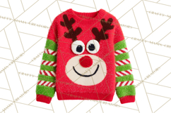 Ugly Christmas Sweater PNG Clipart, Funny Holiday Art Product Image 2
