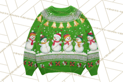 Ugly Christmas Sweater PNG Clipart, Funny Holiday Art Product Image 3