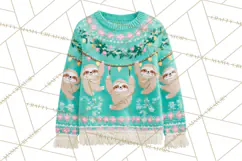 Ugly Christmas Sweater PNG Clipart, Funny Holiday Art Product Image 2
